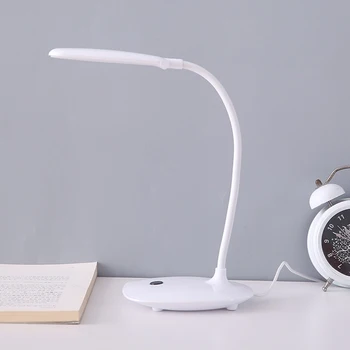 Светодиодна настолна лампа за четене, която работи от USB, за да учат, Сгъваема Офис настолна лампа