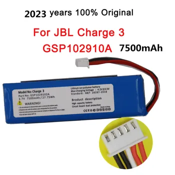2023 Година 100% Оригинална Батерия за Високоговорителя 7500 ма За JBL Charge 3 Charge3 GSP102910A Акумулаторна Батерия За Високоговорителя Batteria