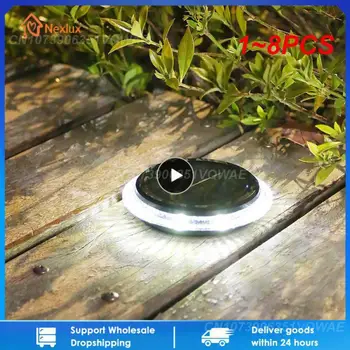 1-8 бр. Слънчев пътен лампа Външен LED IP65Waterproof за градината, косене на трева, двор, интериор, озеленяване