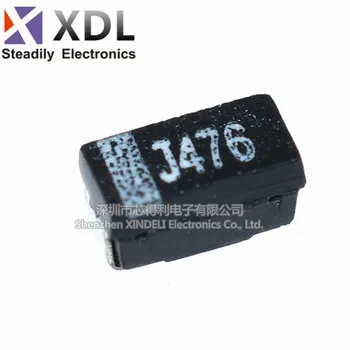 20PCS SMD танталови кондензатори 6V 47UF 6.3 V A J476 черна капацитет
