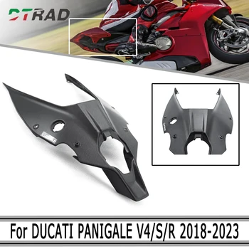 Сега въглеродни влакна 3K За DUCATI PANIGALE V4/S/R 2018-2023, аксесоари за модификация на мотоциклета, а на задната рама, долна плоча