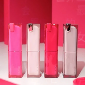 Хидратиращи червила Joocyee Pink Powder Color Изявление Matte Velvet - Matte хранителна червило за устни без мирис с матово покритие