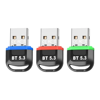USB адаптер е Приемник-предавател, съвместим с Bluetooth, 5.3 USB адаптер-ключ за мобилен телефон/компютър/ игрален контролер