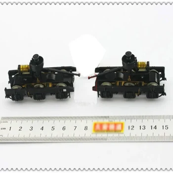 2 броя, модел влакове в мащаб 1: 87, Черна имитативната пластмасова количка, строителни комплекти, Пясък маса, Аксесоари за пистата