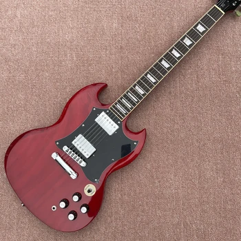 Електрическа китара SG400, хастар от палисандрово дърво, крем корици ладов, електрическа китара Tune-O-Matic Bridge, безплатна доставка