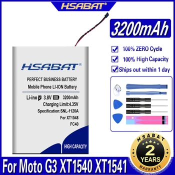 Батерия HSABAT 3200 ма FC40 за Motorola Moto G3 XT1540 XT1541 XT1543 XT1544 XT1548 XT1550 XT1557