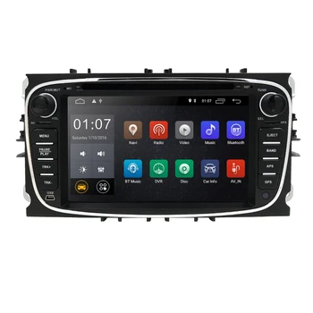 Авто Мултимедиен плейър Android10 GPS Automotivo За FORD Focus S-MAX, Mondeo и C-MAX, Galaxy Kuga Transit Connect, 2Din Радио DVD SWC