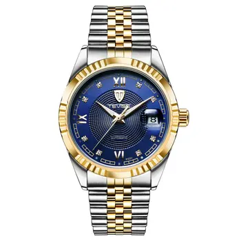 TEVISE 629-003 Луксозни мъжки бизнес механични часовници, водоустойчиви мъжки часовници с индивидуалността, автоматични механични часовници