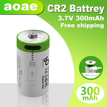 Нова акумулаторна батерия Cr2 300 mah литиева батерия Cr2 3,7 В, цифров фотоапарат, сигурността на GPS, специално медицинско устройство, батерия + кабел