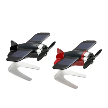 Слънчевата Енергия Air Force One Shape Автоматично Освежители за въздух Декор Подарък за приятел на семейството F19A