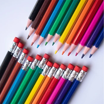12 бр./компл. Стираемый цветен пастел, 12 цвята, комплект моливи за рисуване с гумени детски принадлежности, Студентски цветни моливи за рисуване
