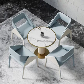 Сини красиви трапезни столове Tonet, модни модерни кухненски кът, столове, Обзаведен луксозно обзавеждане за хотела, Muebles Para El Hogar