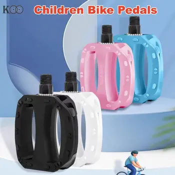 1 Чифт детски вело-педалите, Универсална лека твърда пластмасова педал за крака, мини детски велосипедни педали, резервни части за велосипеди
