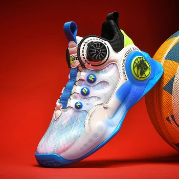 Нова спортна детска баскетболни обувки, Дишаща Ежедневните детски маратонки за бягане, Модерни спортни гуменки за момчета и момичета, спортни обувки
