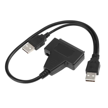 Адаптер USB 2.0 Sata 2,5-инчов SSD устройство за съхранение на твърдия диск, кабел-конвертор