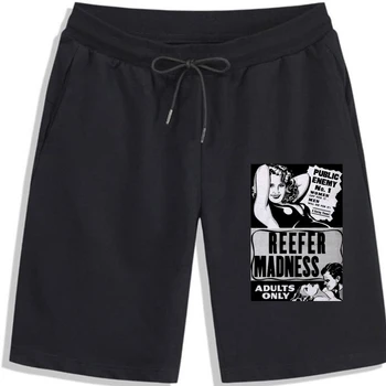 Мъжки къси панталони Reefer Madness, плакат на култовия филм, Стоунър-рок, Полночные филми на ужасите