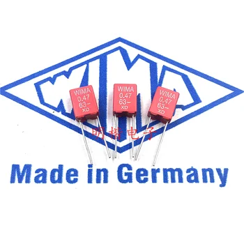 Безплатна доставка на 10 бр./30 бр. WIMA Германия кондензатор MKS2 63V474 63V 0,47 ICF P = 5 mm