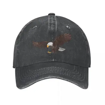 Ковбойская шапка с летящим орел, шапка голям размер, мъжки луксозна шапка за катерене, луксозна дамска шапка, мъжки
