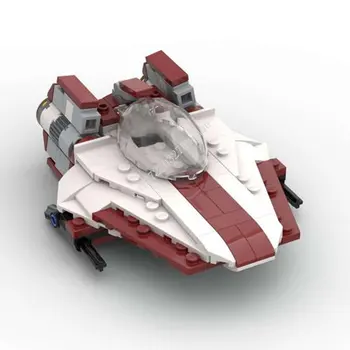 137 бр. MOC Космическа битка A-Wing v2 Модел на Изтребител-бомбардировач от градивните елементи на Технологични Тухли направи си САМ Играчка за творческа Събрание Подарък За Празниците