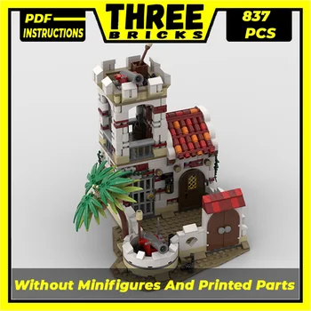 Moc градивните елементи на Модулен модел на Замъка Малка Крепост Технически тухли си САМ 
