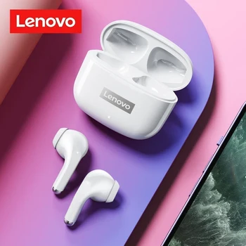 Слушалки Lenovo LP40 PRO TWS Bluetooth, безжични слушалки, Водоустойчива спортна слушалки, детска слушалки за всички мобилни телефони