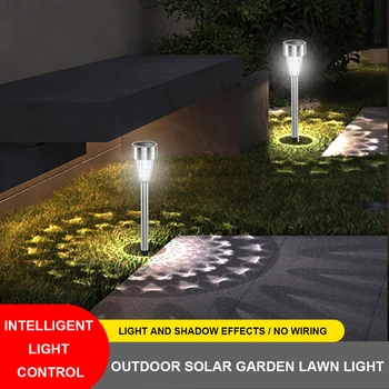 Външен слънчев градински лампа за тревата IP44 Водоустойчив led нощна светлина, за озеленяване, осветление, пътеки в двора