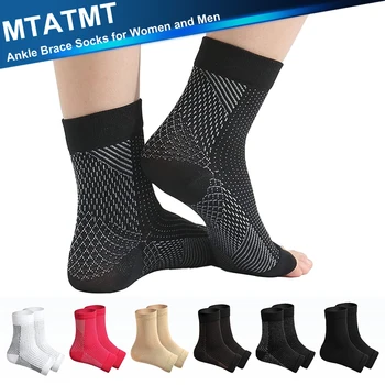 1 Чифт Чорапи за невропатия, Чорапи за фиксация на глезенната става и компрессионных чорапи при тендините, За облекчаване на болката и подошвенного фасцита при жените и мъжете