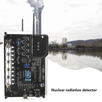 Модул за набиране на преброители Гайгер със звукова светлинна аларма, тестер радиация, набор от гишетата Гайгер 