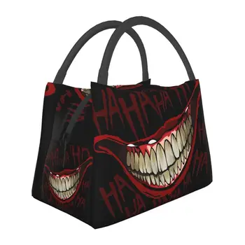 Joker Smile Haha-Bolsa de almuerzo против aislamiento térmico para mujer, bolso de almuerzo против Payaso divertido para oficina, caja