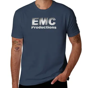 Нова тениска EMC Productions, черна тениска, празни тениски, мъжки дрехи