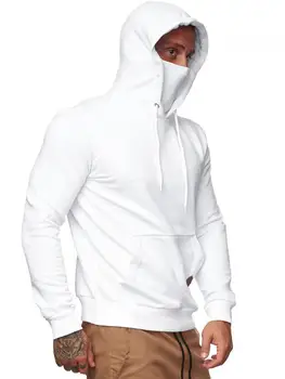 Спортен мъжки hoody с качулка, тениска с дълги ръкави, модни и ежедневни спортни мъжки hoody с козирка