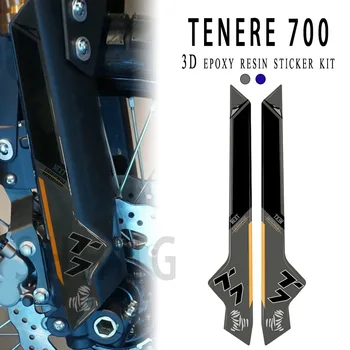 Tenere 700 2023 Аксесоари Стикер на Предното крило мотоциклет 3D Стикер от епоксидна смола за Yamaha Tenere 700 2019-2023