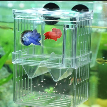 Акрилна Изолирующая кутия за отглеждане на риби в Аквариум За отглеждане на Риби, Инкубатор За Люпене на Риба, Риба Дом, Домашен Инкубаторий