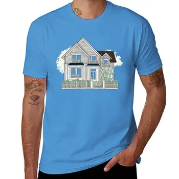 Нова тениска Murder House in Spring, празни тениски по поръчка, мъжки дрехи